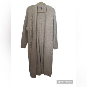Express knit sweater duster
